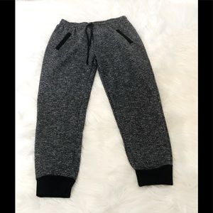 Connection 18 boys gray/black tweed joggers